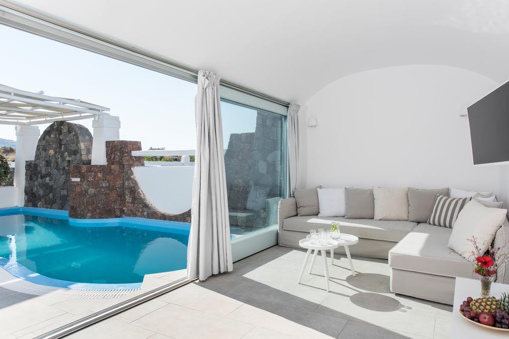 Secret Earth Villas - Santorini Kamári Kültér fotó