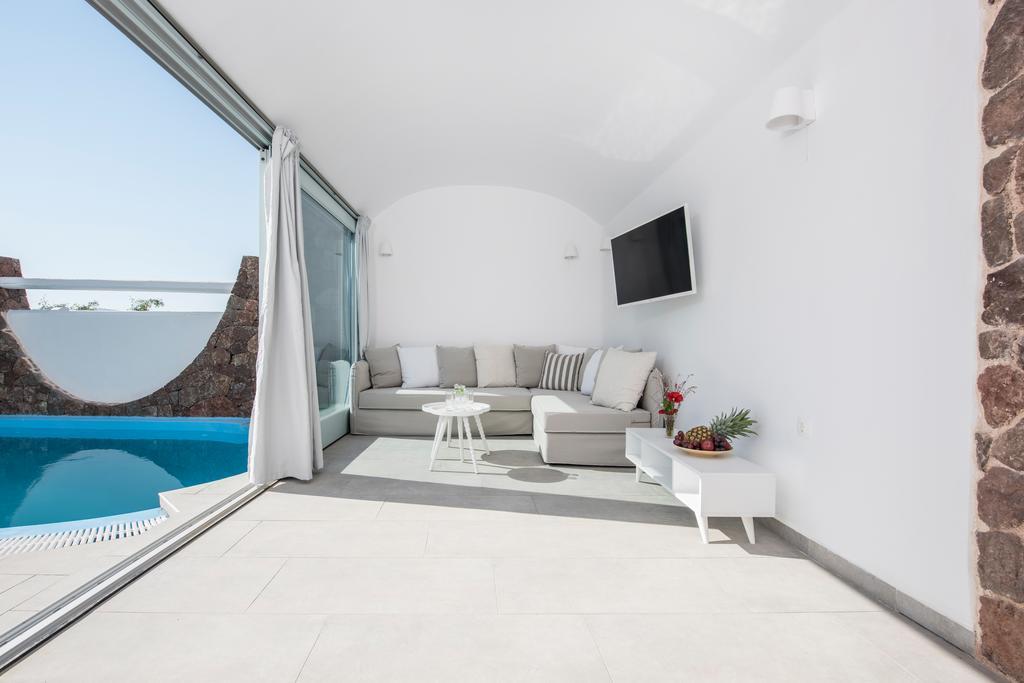Secret Earth Villas - Santorini Kamári Kültér fotó