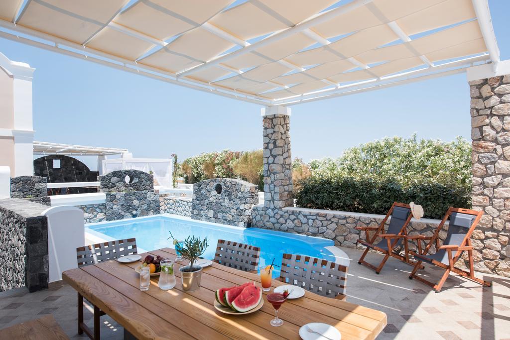 Secret Earth Villas - Santorini Kamári Kültér fotó
